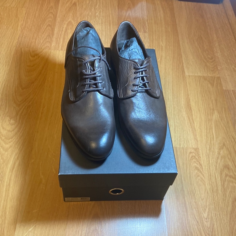 brown j.lindeberg dress shoes